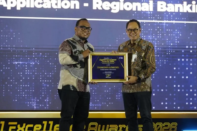 JConnect Bawa Bank Jatim Raih Penghargaan Digital Excellence 2026
