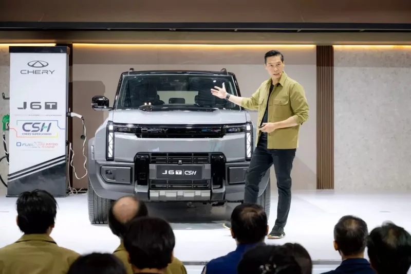 Chery J6T CSH Debut, SUV Hybrid dengan Jarak Tempuh 1.000 Km