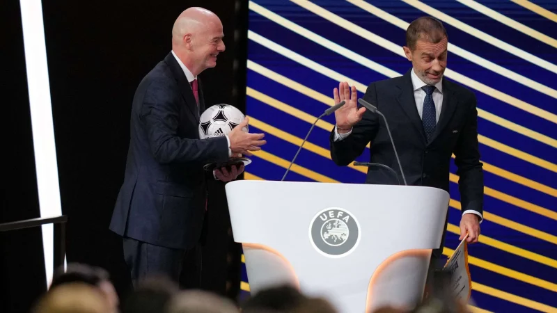 Ceferin dan Infantino: 8 Tahun Perseteruan di Puncak Sepak Bola