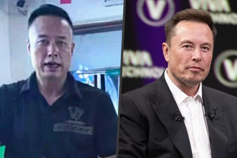 Tukang Barbeku di China Mirip Elon Musk, Pelanggannya Langsung Membludak