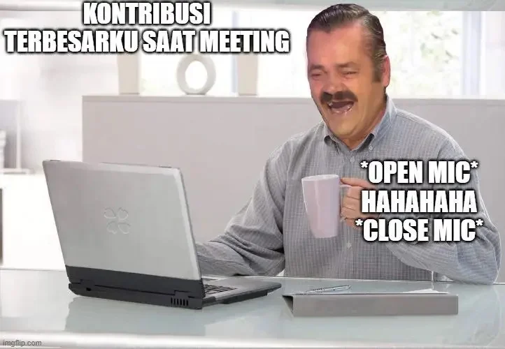 7 Meme Lucu Kontribusi Gen Z saat Meeting ini Relate-nya Kebangetan