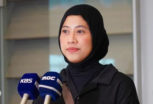 Megawati Hangestri tiba di Korsel, siap perkuat Hyundai Hillstate. (Foto: hdecvolleyballteam)