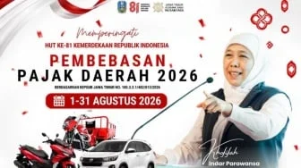 Gubernur Khofifah Beri Kado Kemerdekaan HUT ke-81 RI: Bebaskan Pajak Daerah, Ringankan Beban Warga