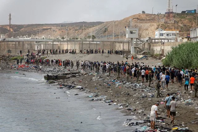 Puluhan Ribu Migran Maroko Serbu Ceuta, Spanyol Pernah Alami Hal Serupa di 2021
