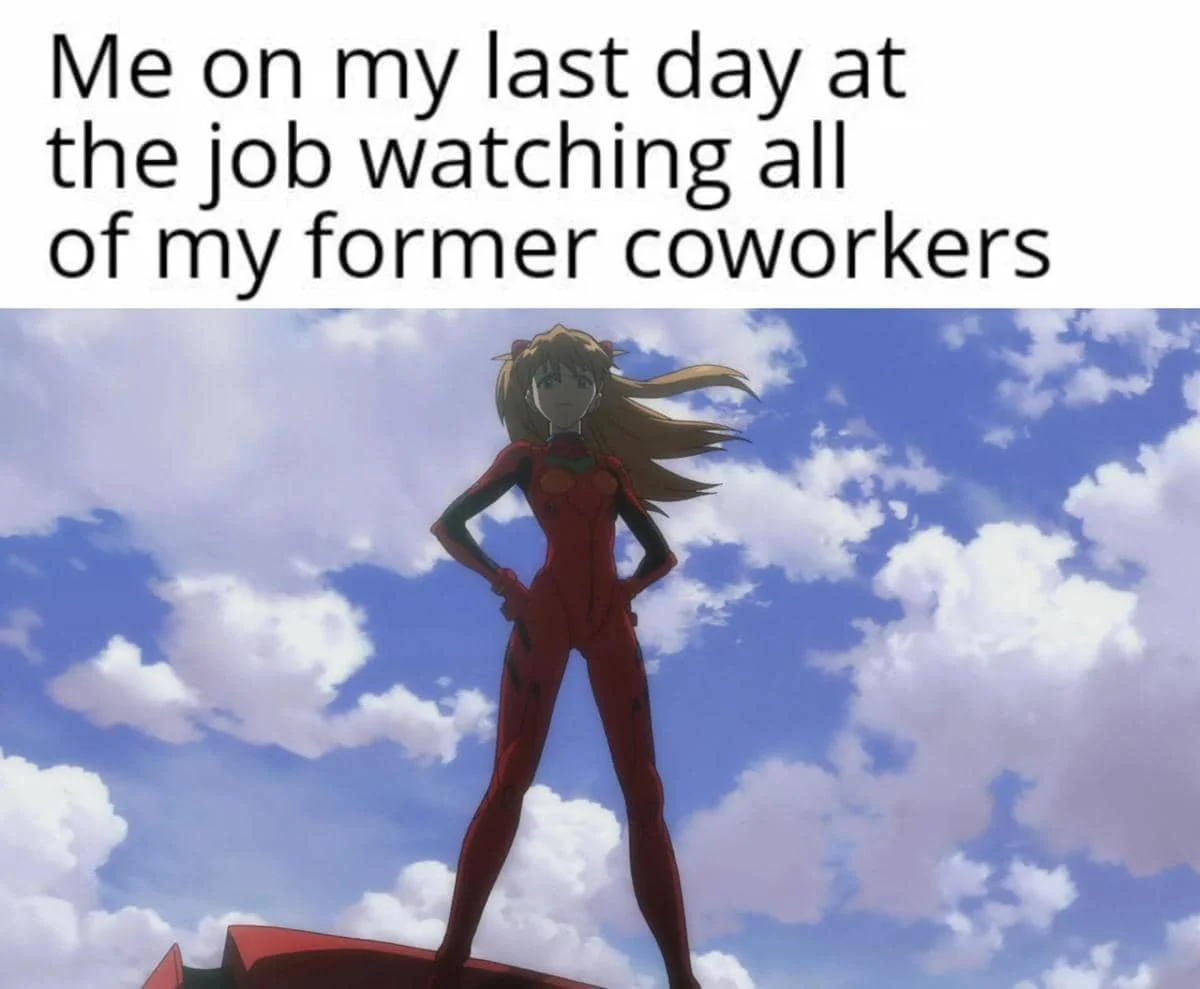 meme anime tentang rekan kerja