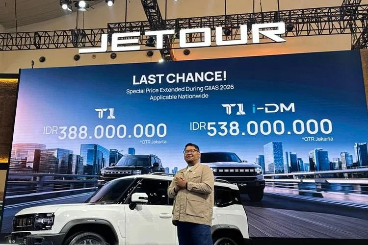 Harga perkenalan Jetour T1 dan T1 i-DM selama GIIAS 2026