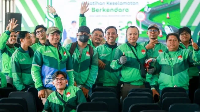 Ilustrasi mitra driver Grab. [Grab]
