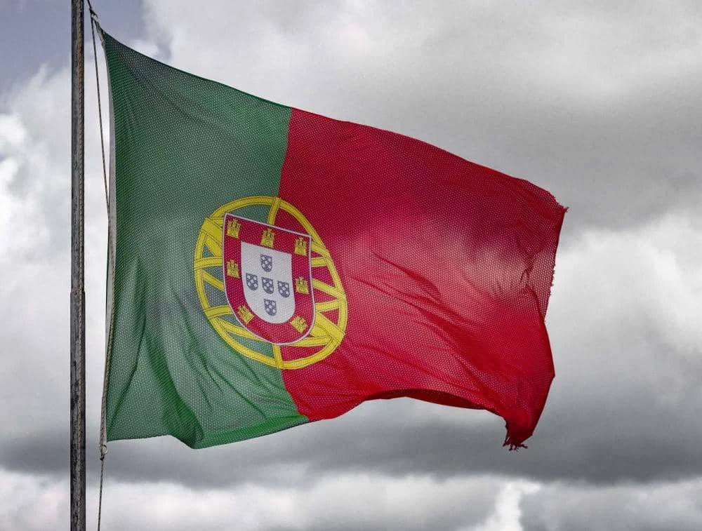 ilustrasi bendera Portugal 