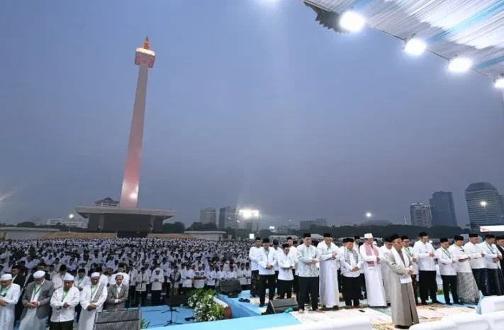 Zikir dan Doa Kebangsaan di Monas Hadirkan 100 Ribu Peserta Sambut HUT ke-81 RI