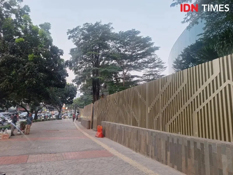 Penjelasan BNI soal Pemasangan Pagar Tinggi di Gedung Pejompongan