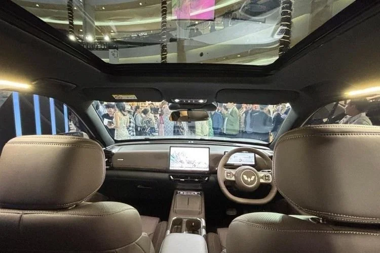 Tampilan interior kabin Wuling Eksion.