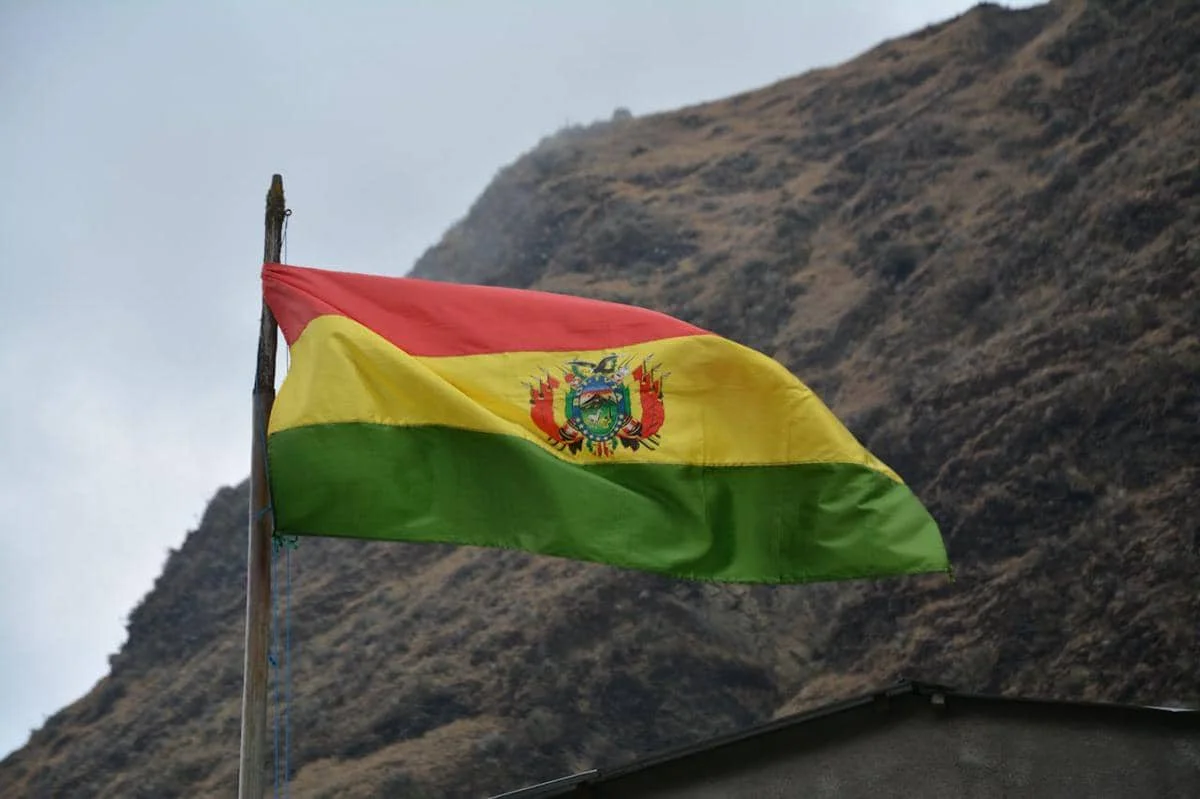 ilustrasi bendera Bolivia