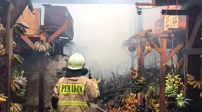 Petugas Damkar Meninggal saat Padamkan Api Sampah Ilegal di Kramat Jati