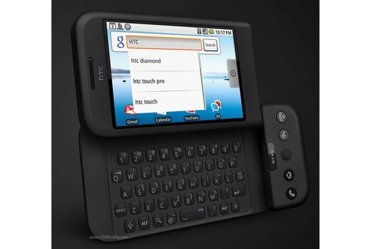 Ilustrasi HP Android HTC Dream