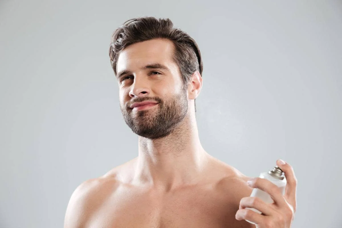 ilustrasi parfum cowok 