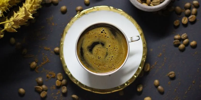 Ilustrasi Kopi Hitam