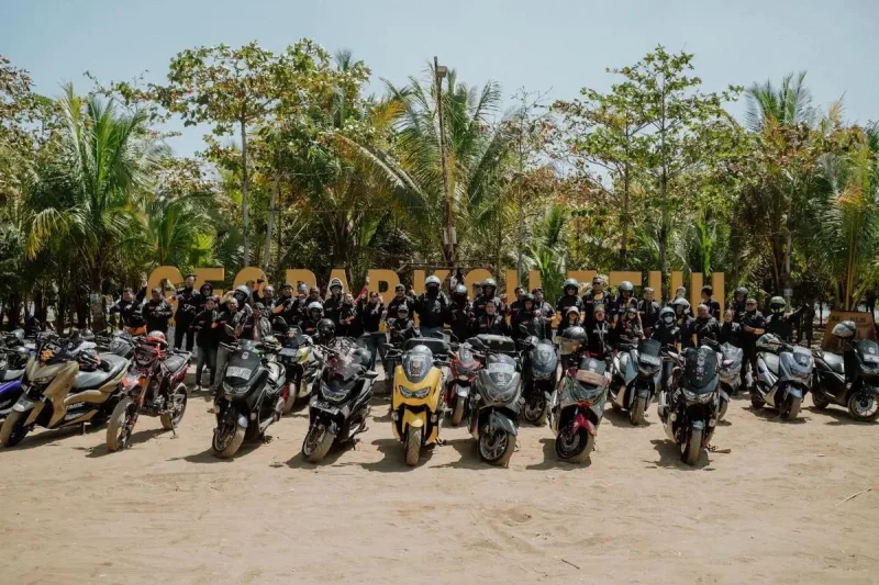 Repsol Ajak Komunitas NMAX Touring Edukatif ke Ciletuh