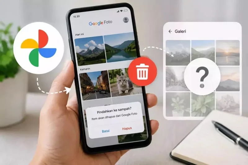 Apakah Hapus File pada Google Foto Membuat Gambar di Galeri Hilang?