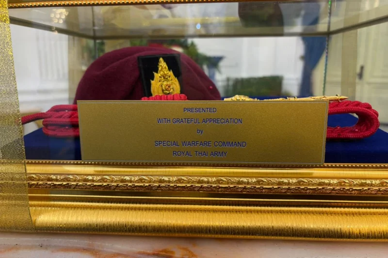 Kerajaan Thailand Beri Medali Kehormatan Militer ke Prabowo