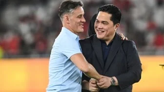 Timnas Indonesia Digilas Vietnam, Erick Thohir Singgung Masa Depan John Herdman