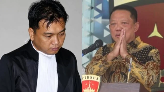 Kolase foto Don Ritto dan mantan Jampidsus Kejaksaan Agung Febrie Adriansyah. [Suara.com]