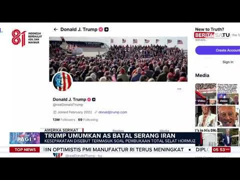 Selat Hormuz Jadi Kunci, Trump Pilih Batalkan Serangan ke Iran