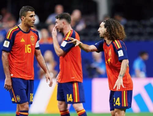 Timnas Spanyol saat imbang lawan Cape Verde di Piala Dunia 2026 (Instagram/@sefutbol)