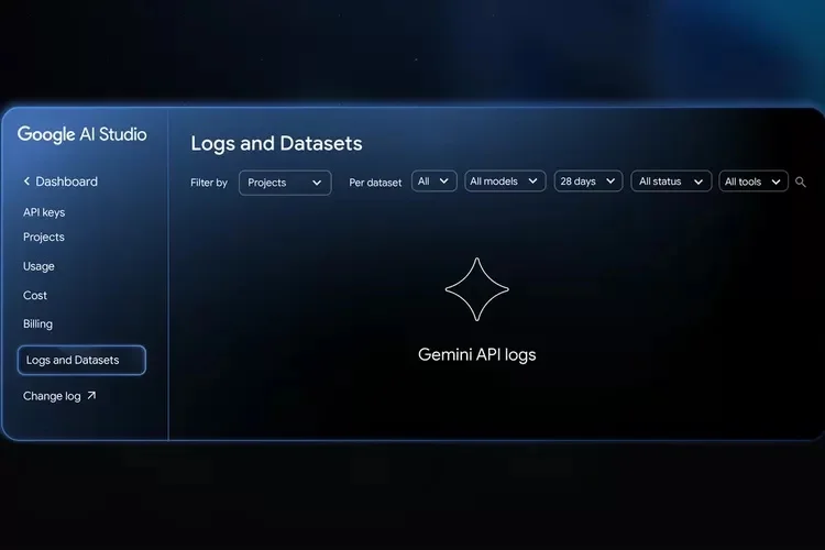 Tampilan antarmuka Google AI Studio versi web. Meski membatalkan aplikasi AI Studio versi mobile, Google memastikan platform AI Studio berbasis web akan tetap dikembangkan.