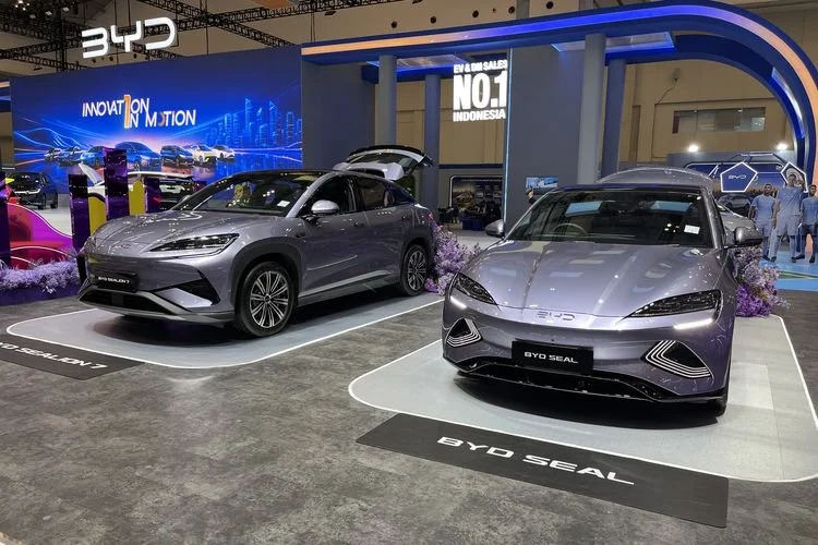 Ilustrasi booth BYD di GIIAS 2026