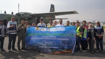 Hadapi Kemarau Ekstrem, Operasi Modifikasi Cuaca Maksimalkan Cadangan Air Bendungan Kaskade Citarum