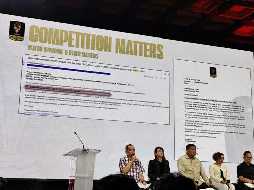 Panpel Piala Presiden 2026. (Foto: Cikal Bintang/Okezone)