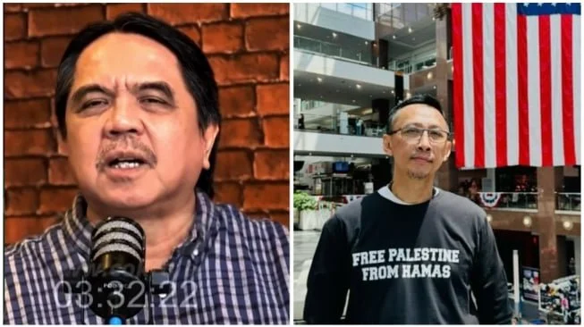 Kolase foto Ade Armando dan Abu Janda. [Suara.com/Instagram]