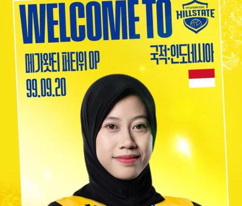 Megawati Hangestri resmi gabung Hyundai Hillstate (Foto: Instagram/@hdecvolleyballteam)