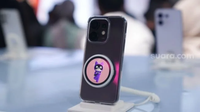 Oppo Bubble di Oppo Reno 16 Series dalam agenda Media Handson di Jakarta, Rabu (24/6/2026). [Suara.com/Dythia]