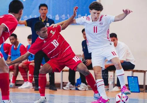 Timnas Futsal Indonesia U-17 vs Timnas Futsal Spanyol U-17 (Foto: Instagram/@timnasfutsal)