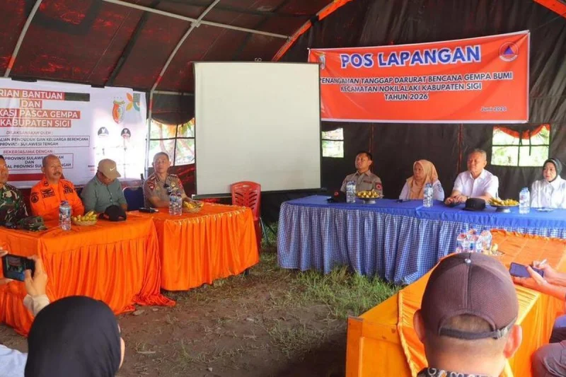 Pembangunan 50 Huntara di Sigi Dimulai, Wagub Sulteng Minta Seminggu Sudah Bisa Ditempati