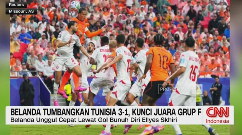 VIDEO: Belanda Tumbangkan Tunisia 3-1, Jepang Imbang Lawan Swedia