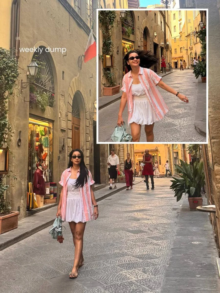Hesti Purwadinata jalan-jalan di Kota Florence