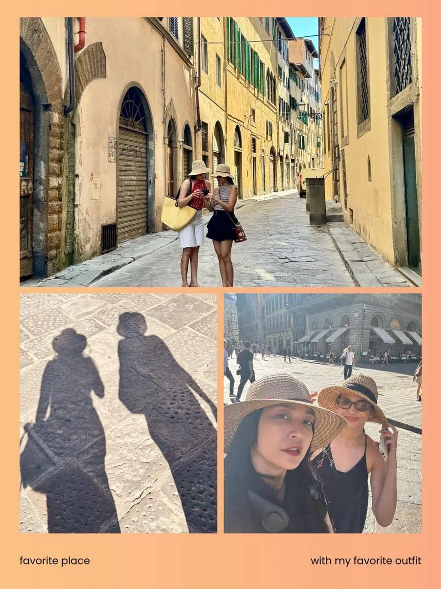 Hesti Purwadinata jalan-jalan di Kota Florence