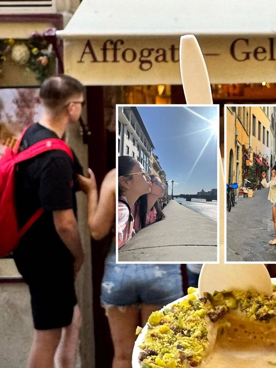 Hesti Purwadinata jalan-jalan di Kota Florence