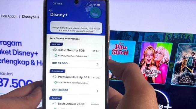 Kolaborasi XL SMART dan Disney+. [XLSMART]