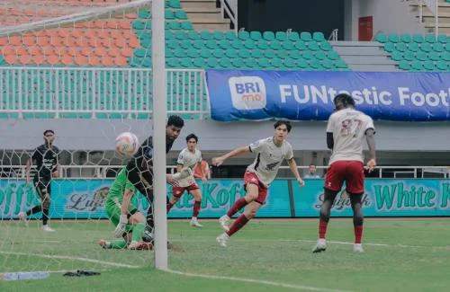 Victor Dethan cetak gol di laga Dewa United vs PSM Makassar (Foto: Instagram/@psm_makassar)