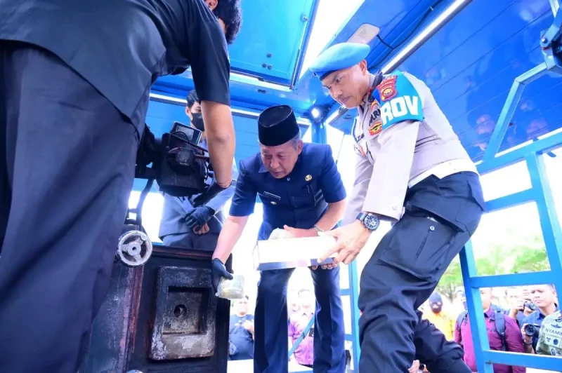 Polda Jambi Musnahkan Barang Bukti Sabu hingga Vape Isi Etomidate