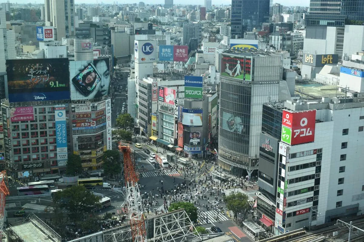 potret Shibuya Crossing
