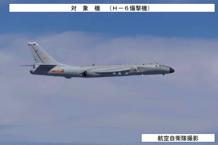 6 Pesawat Pengebom Nuklir China dan Rusia Manuver Gabungan Dekati Jepang