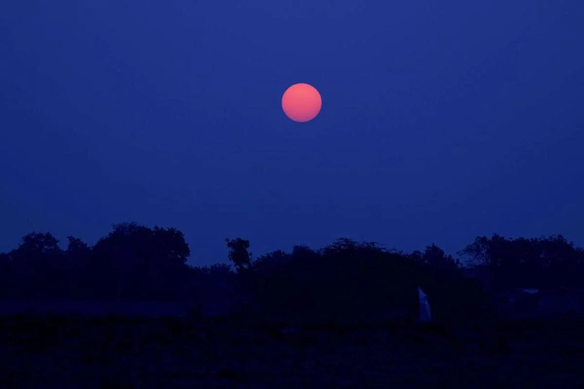 ilustrasi strawberry moon 