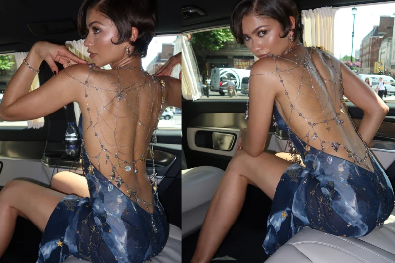 Zendaya Kenakan Gaun John Galliano 1997, Detail Jaring Laba-laba Jadi Sorotan
