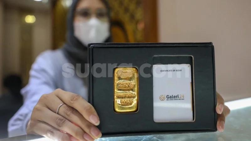 Update Harga Emas Antam, UBS, dan Galeri 24 di Pegadaian Hari Ini