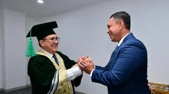 Dirut Bulog Hadiri Pengukuhan Profesor Kehormatan Anggota VII BPK RI