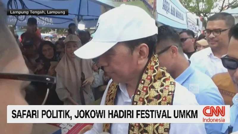 VDEO: Safari Politik, Jokowi Hadiri Festival UMKM